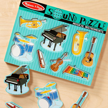 Melissa & Doug Musical Instruments Sound Puzzle