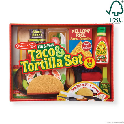 Melissa and Doug Fill & Fold Taco & Tortilla Set (MD9370)