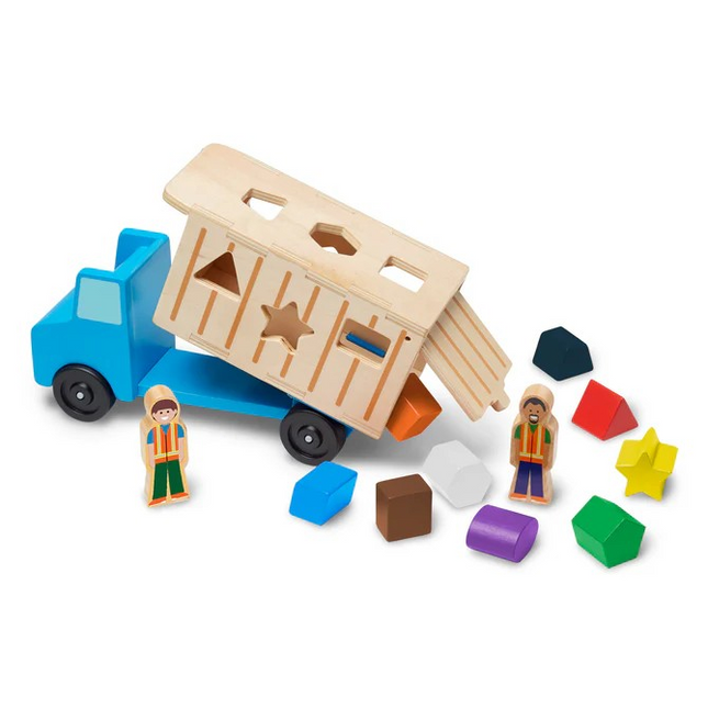 Melissa and Doug Shape-Sorting Dump Truck (MD9397)