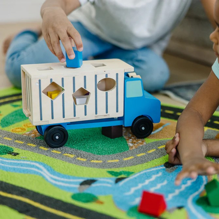 Melissa and Doug Shape-Sorting Dump Truck (MD9397)