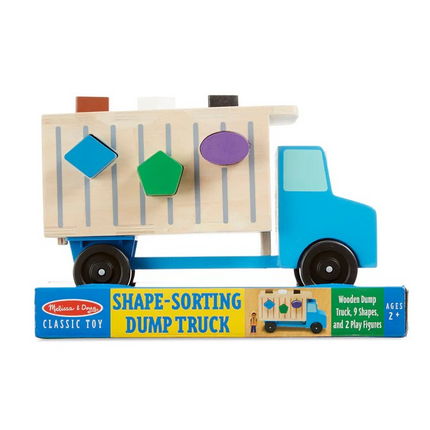 Melissa and Doug Shape-Sorting Dump Truck (MD9397)