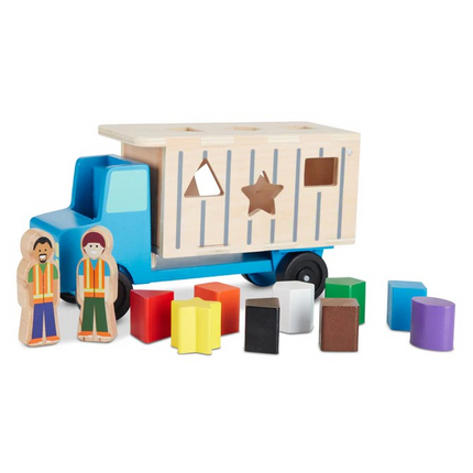 Melissa and Doug Shape-Sorting Dump Truck (MD9397)