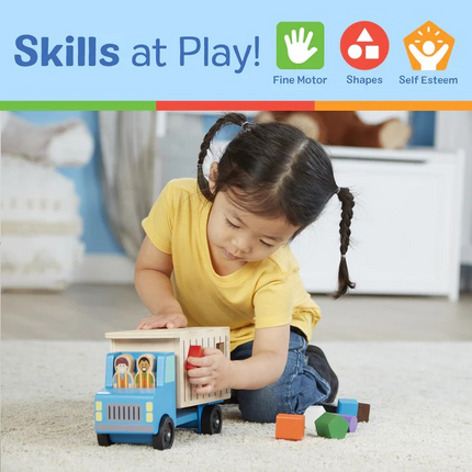 Melissa and Doug Shape-Sorting Dump Truck (MD9397)