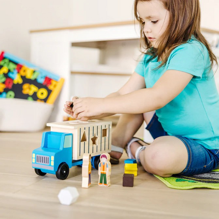Melissa and Doug Shape-Sorting Dump Truck (MD9397)
