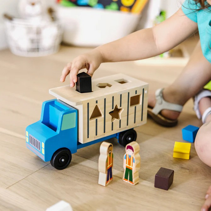 Melissa and Doug Shape-Sorting Dump Truck (MD9397)