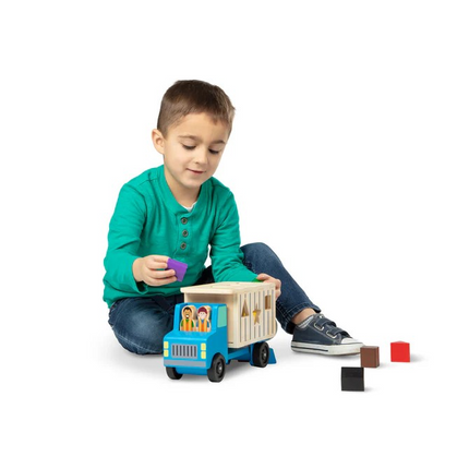 Melissa and Doug Shape-Sorting Dump Truck (MD9397)