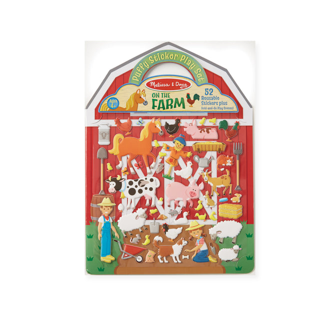 Melissa and Doug Puffy Sticker - Farm