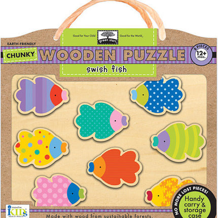 innovative Kids Swish Fish (8pcs Wooden Puzzle)