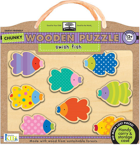 innovative Kids Swish Fish (8pcs Wooden Puzzle)