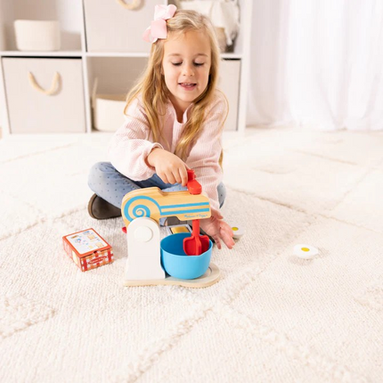 Melissa and Doug Wooden Make-a-Cake Mixer Set (MD9840)