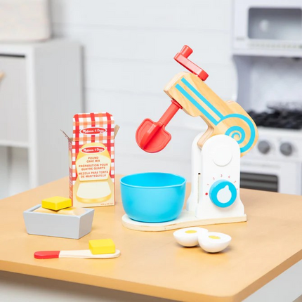 Melissa and Doug Wooden Make-a-Cake Mixer Set (MD9840)
