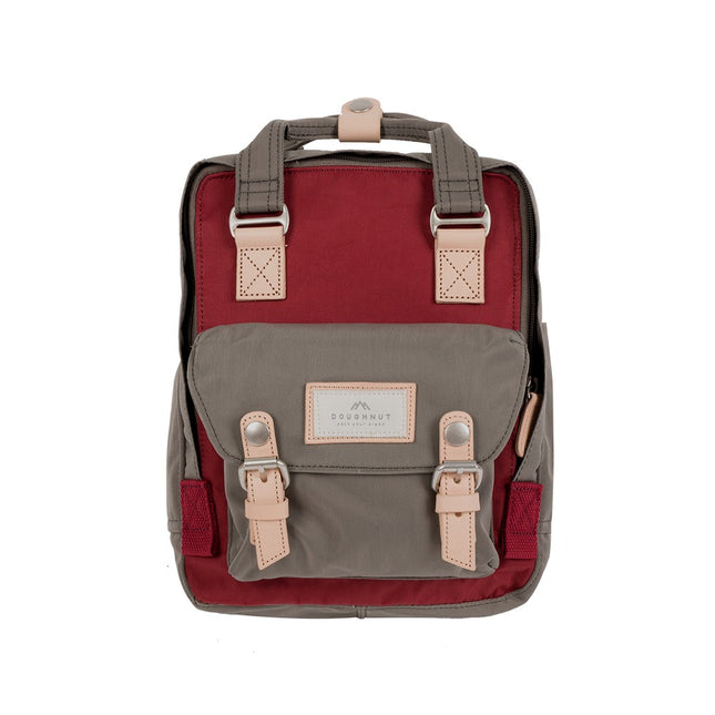Doughnut Macaroon Mini Backpack Wine x Grey 7L