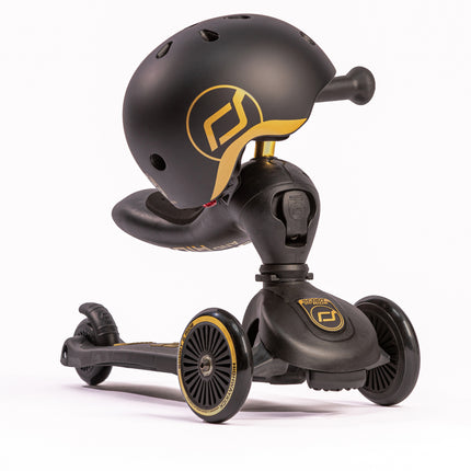 Scoot and Ride Highwaykick1 2合1平衡滑步車 黑金限量版