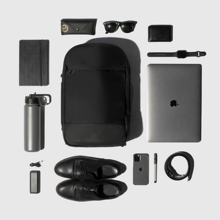 Incase Twill & Leather Backpack - Black #INBP100622-BLK