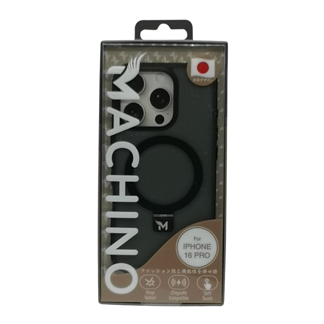 Machino IP07 Iphone 16 PRO 電話殼 黑色