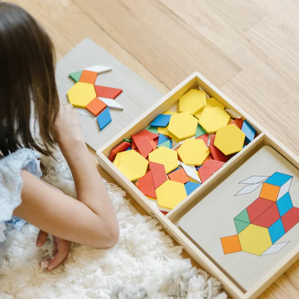 Melissa and Doug Pattern Blocks and Boards