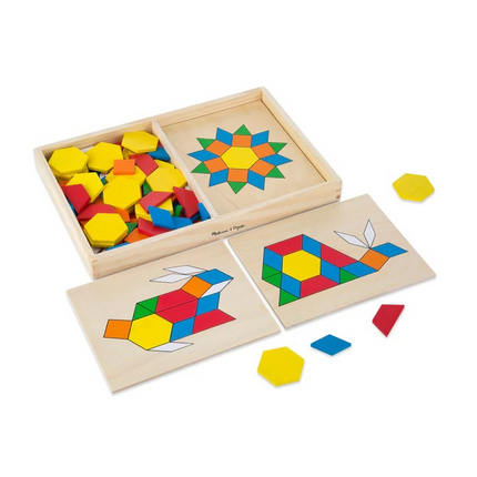 Melissa and Doug Pattern Blocks and Boards