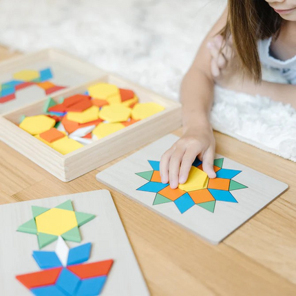 Melissa and Doug Pattern Blocks and Boards