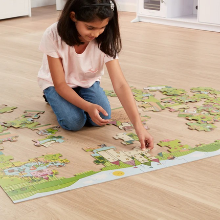 Melissa and Doug Natural Play Floor Puzzle: Princess Fairyland MD31372