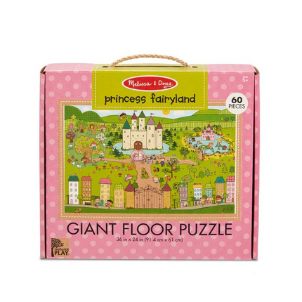 Melissa and Doug Natural Play Floor Puzzle: Princess Fairyland MD31372