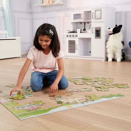 Melissa and Doug Natural Play Floor Puzzle: Princess Fairyland MD31372