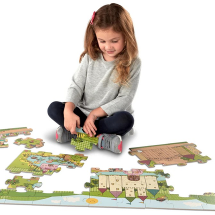 Melissa and Doug Natural Play Floor Puzzle: Princess Fairyland MD31372