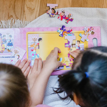 Melissa and Doug Take-Along Magnetic Jigsaw Puzzles – Princesses