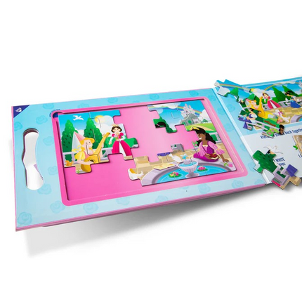 Melissa and Doug Take-Along Magnetic Jigsaw Puzzles – Princesses