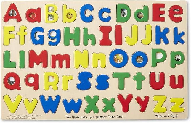 Melissa and Doug Classic Favorited-Upper and Lowercase Alphabet MD47