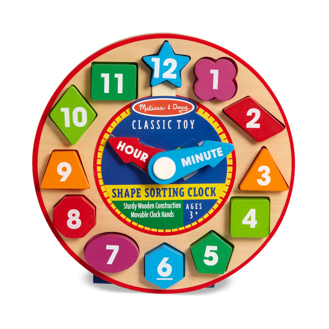 Melissa and Doug Shape Sorting Clock