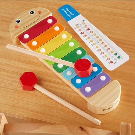 Melissa and Doug Wooden Ceterpillar Xylophone