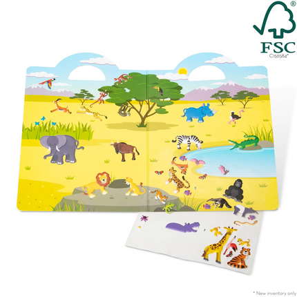 Melissa and Doug Puffy Sticker Play Set -Safari