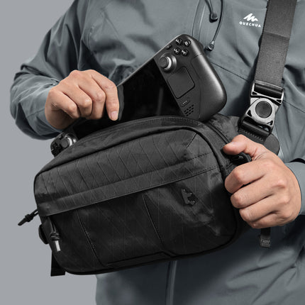tomtoc Wander-T26 X-Pac 循跡探索斜背包 Steam Deck /5.5L (Black, Brown,Blue)