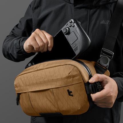 tomtoc Wander-T26 X-Pac 循跡探索斜背包 Steam Deck /5.5L (Black, Brown,Blue)
