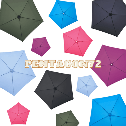 Amvel Pentagon72極輕手動雨傘