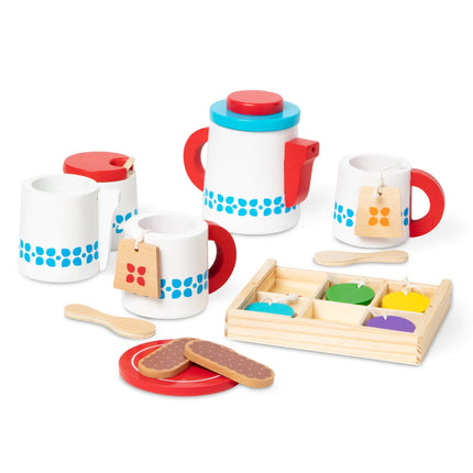 Melissa & Doug - Wooden Steep & Serve Tea Set MD9843