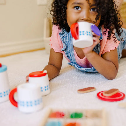 Melissa & Doug - Wooden Steep & Serve Tea Set MD9843