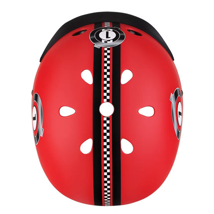 GLOBBER HELMETS ELITE LIGHTS (Racing Red) - BUYFRIENDLY