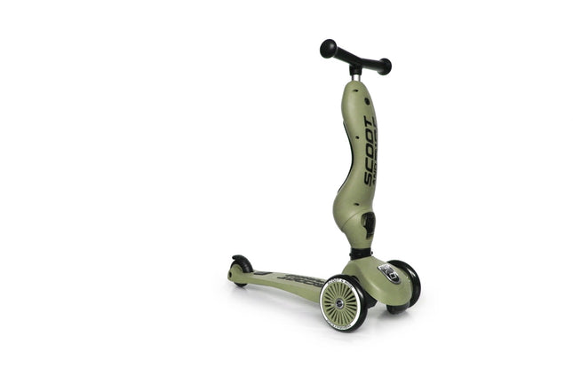 Scoot and Ride Highwaykick1 2合1平衡滑步車 (Olive)