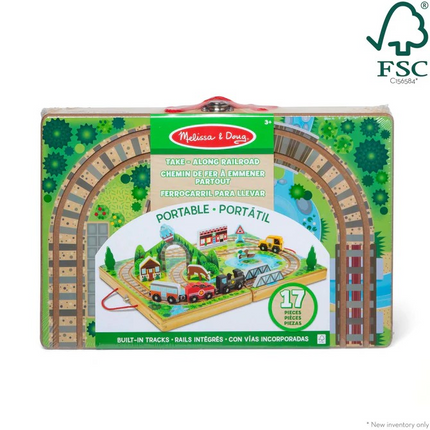 Melissa and Doug Take-Along Railroad (MD30140)