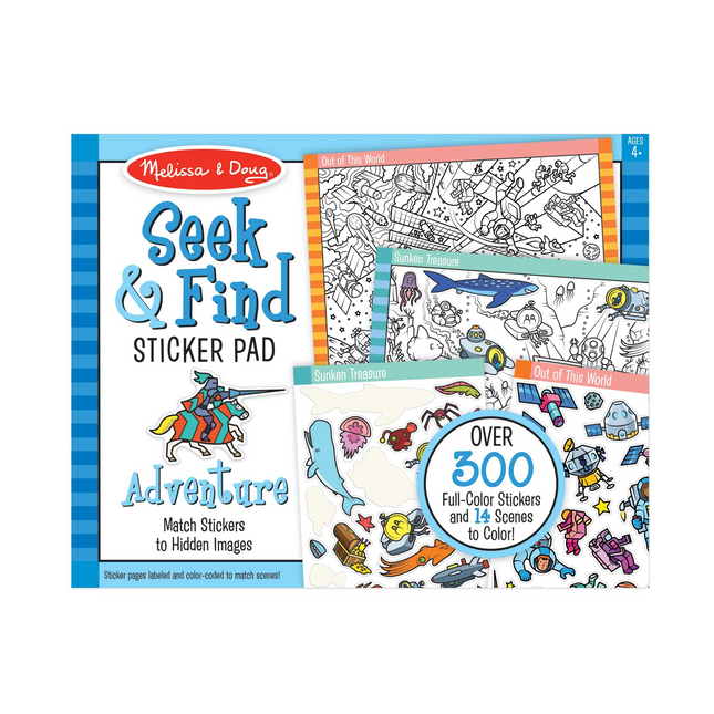 Melissa & Doug Seek & Find Sticker Pad – Adventure