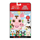 Melissa & Doug Make-a-Face-Farm Reusable Sticker Pad