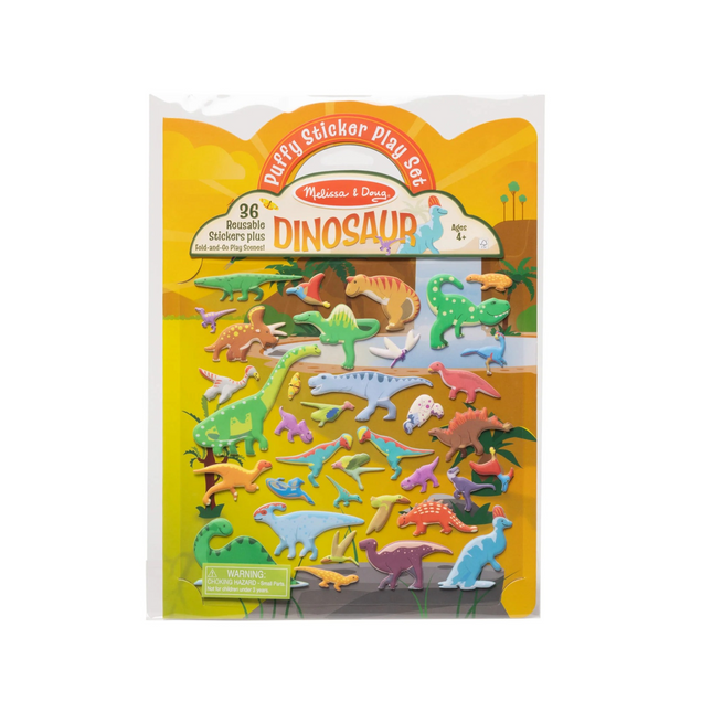 Melissa & Doug Puffy Sticker Play Set-Dinosaur