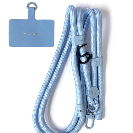 MACHINO 8mm 調節扣抽繩手機背帶 MC-LG01 藍色 - BUYFRIENDLY
