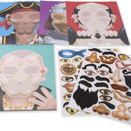 Make-a-Face - Crazy Characters Sticker Pad - BUYFRIENDLY