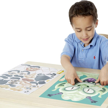 Make-a-Face - Crazy Characters Sticker Pad - BUYFRIENDLY