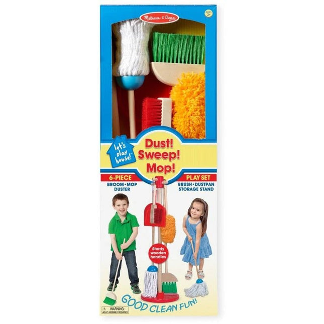 MELISSA & DOUG-LET'S PLAY HOUSE! DUST, SWEEP & MOP - BUYFRIENDLY