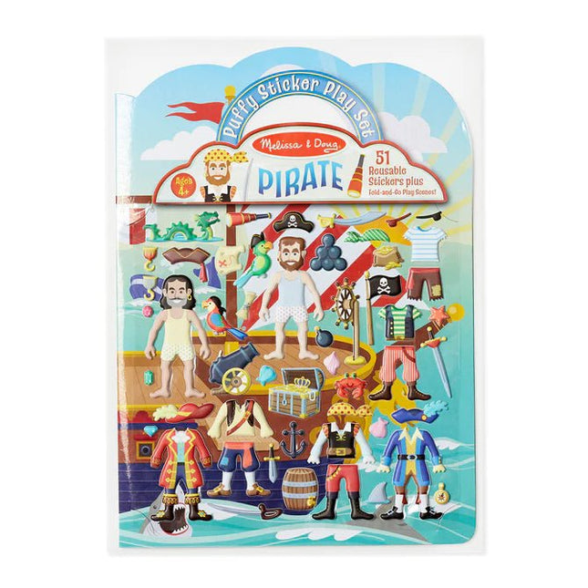 MELISSA & DOUG-PUFFTY STICKERS-PIRATE - BUYFRIENDLY