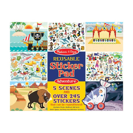 MELISSA & DOUG-REUSABLE STICKER PAD-ADVENTURE PAD - BUYFRIENDLY