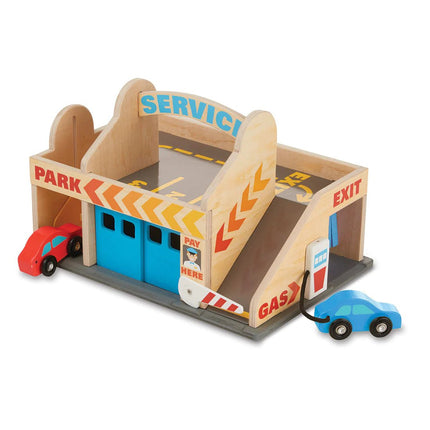 MELISSA & DOUG-SERVICE STATION PARKING GARAGE - BUYFRIENDLY
